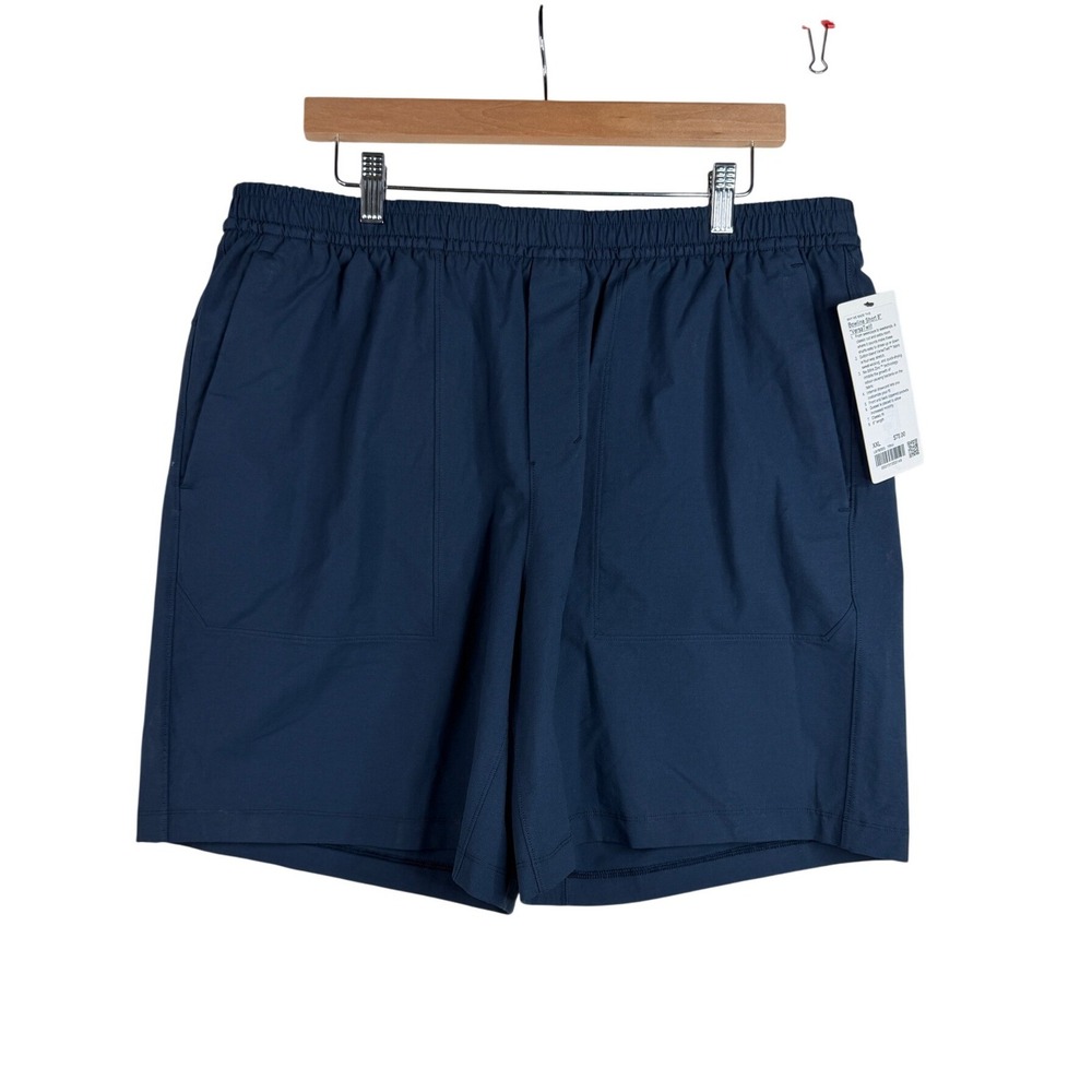 NWT Lululemon Men's Bowline Short 8" VersaTwill Size XXL True Navy Blue
